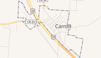 Carroll, Ohio map