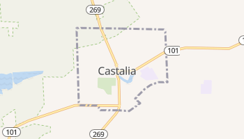 Castalia, Ohio map