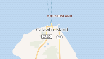 Catawba Island, Ohio map