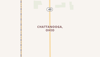 Chattanooga, Ohio map