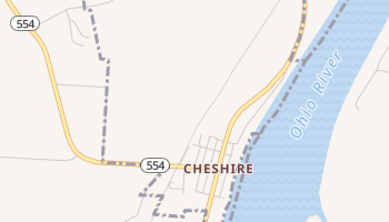 Cheshire, Ohio map