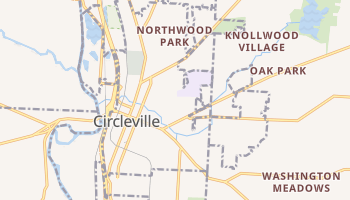 Circleville, Ohio map
