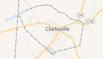 Clarksville, Ohio map