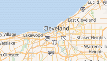 Cleveland, Ohio map