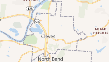 Cleves, Ohio map