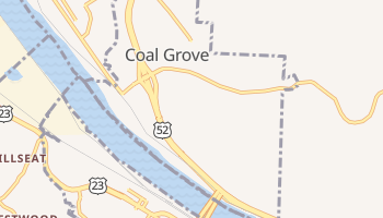 Coal Grove, Ohio map