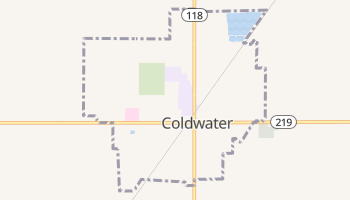 Coldwater, Ohio map