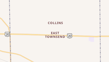 Collins, Ohio map