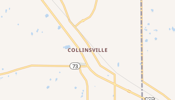 Collinsville, Ohio map