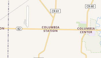 Columbia Station, Ohio map