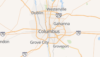 Columbus, Ohio map