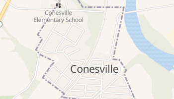 Conesville, Ohio map