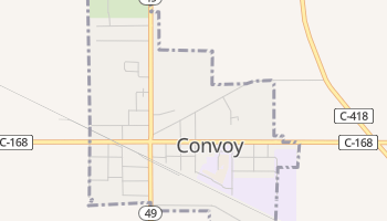 Convoy, Ohio map