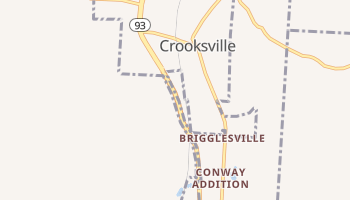 Crooksville, Ohio map