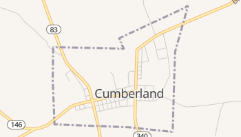 Cumberland, Ohio map