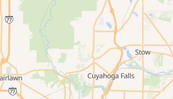 Cuyahoga Falls, Ohio map