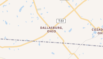 Dallasburg, Ohio map