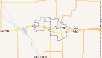 Dalton, Ohio map