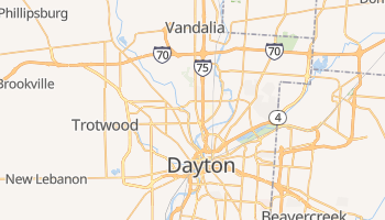 Dayton, Ohio map