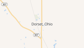 Dorset, Ohio map