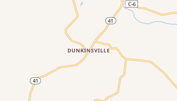 Dunkinsville, Ohio map