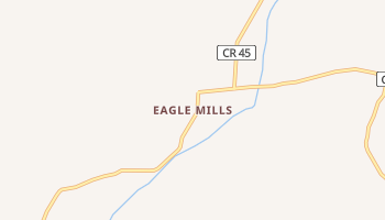 Eagle Mills, Ohio map