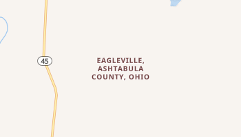 Eagleville, Ohio map