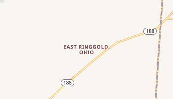 East Ringgold, Ohio map