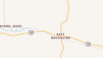 East Rochester, Ohio map