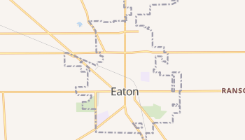 Eaton, Ohio map