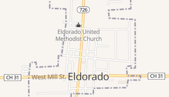 Eldorado, Ohio map