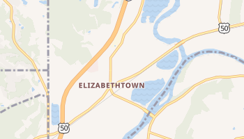 Elizabethtown, Ohio map