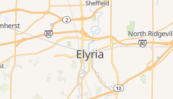 Elyria, Ohio map