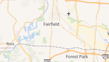 Fairfield, Ohio map