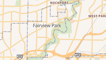 Fairview Park, Ohio map
