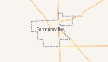 Farmersville, Ohio map