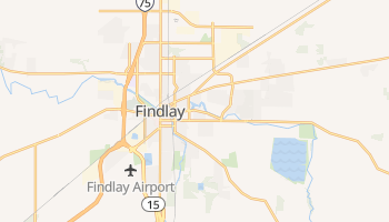 Findlay, Ohio map
