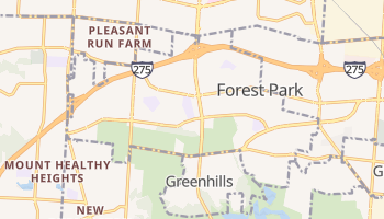 Forest Park, Ohio map