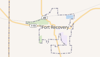 Fort Recovery, Ohio map