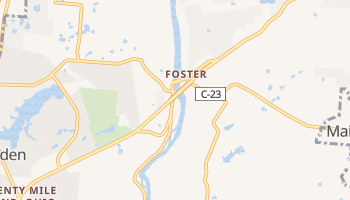 Foster, Ohio map