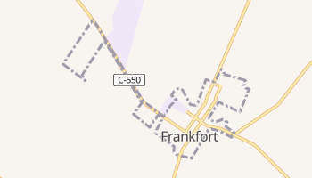 Frankfort, Ohio map