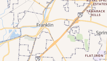 Franklin, Ohio map