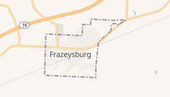 Frazeysburg, Ohio map