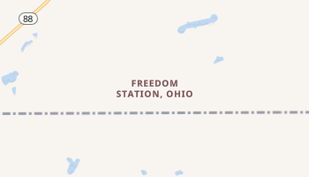 Freedom Station, Ohio map