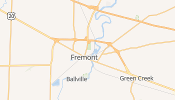 Fremont, Ohio map
