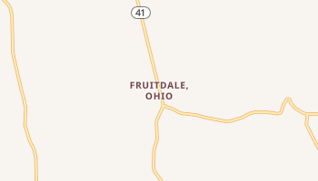 Fruitdale, Ohio map