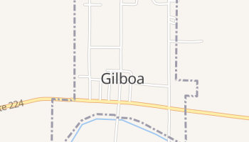 Gilboa, Ohio map