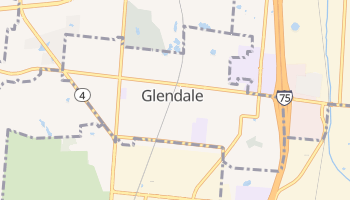 Glendale, Ohio map