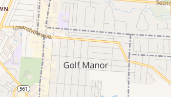 Golf Manor, Ohio map