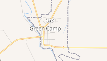 Green Camp, Ohio map